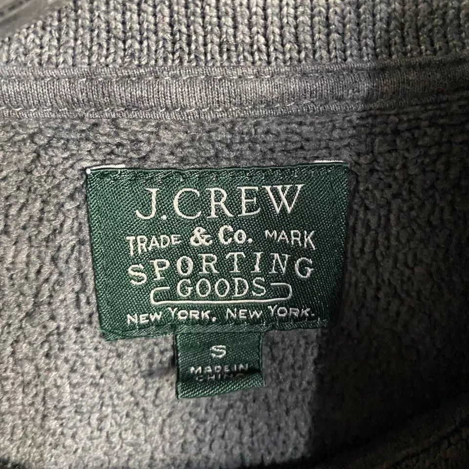 J.Crew J Crew 1/4 Zip Pullover Men's Small Sweater Gray Mock Neck Size US S / EU 44-46 / 1 - 3 Thumbnail