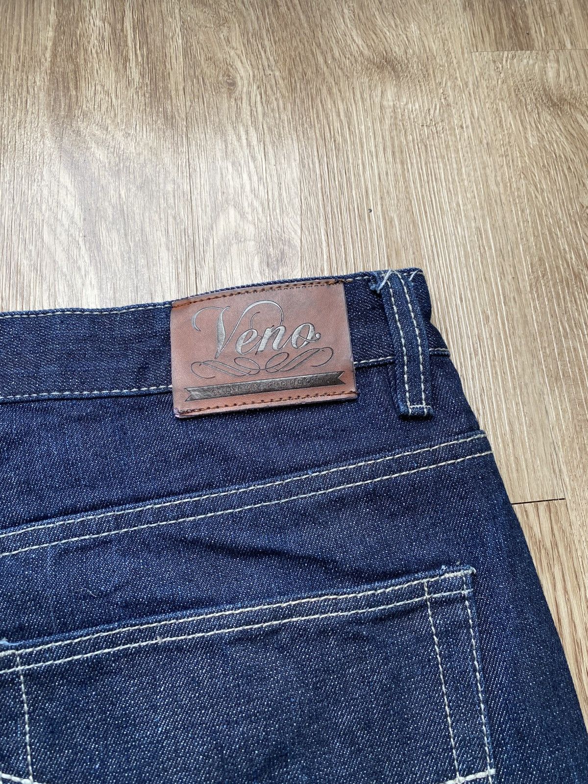 Japanese Brand × Jean VENO Y2K RAW INDIGO DENIM JEANS Size US 36 / EU 52 - 7 Thumbnail