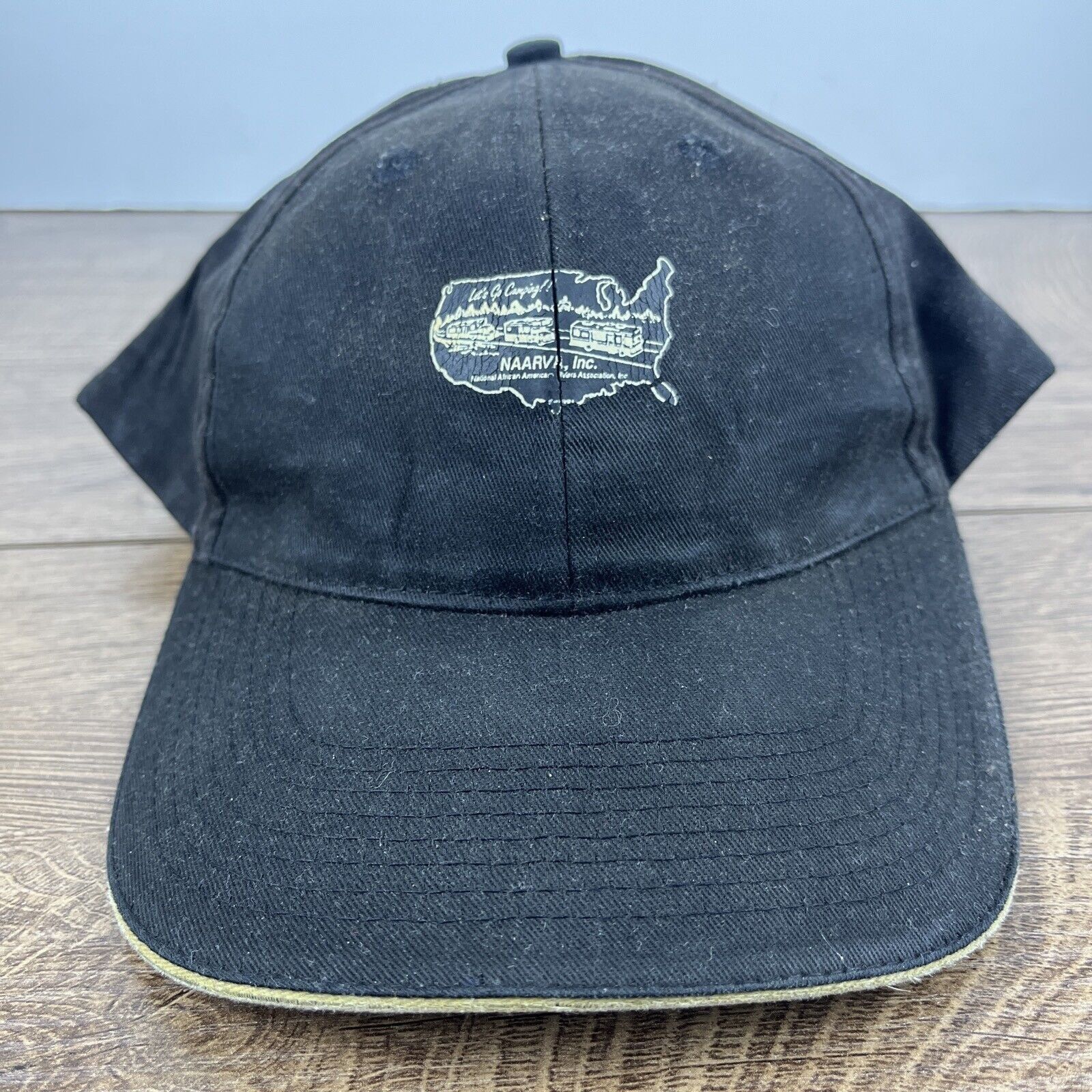 Other NAARVA Camping Hat Black Hat Adjustable Adult Size Hat Black Size ONE SIZE - 1 Thumbnail