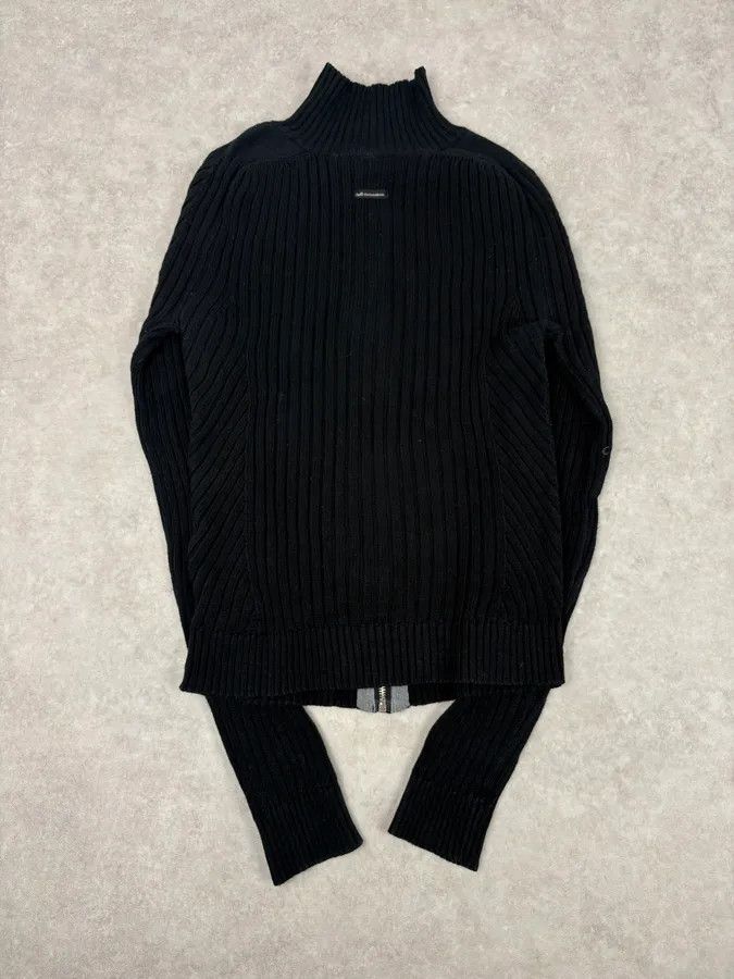 Dolce & Gabbana 2000s Dolce & Gabbana Black Wool Zip-Up Sweater Size US S / EU 44-46 / 1 - 5 Thumbnail