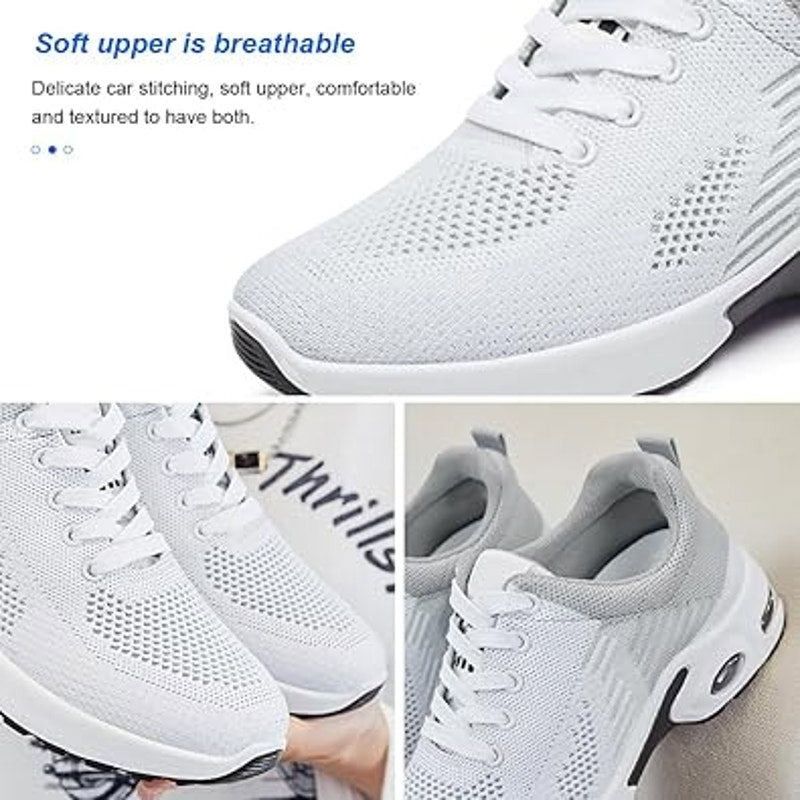 Other Padgene Women's Size 10 Breathable Mesh Lace-Up Sneakers Size US 10 / IT 40 - 3 Thumbnail