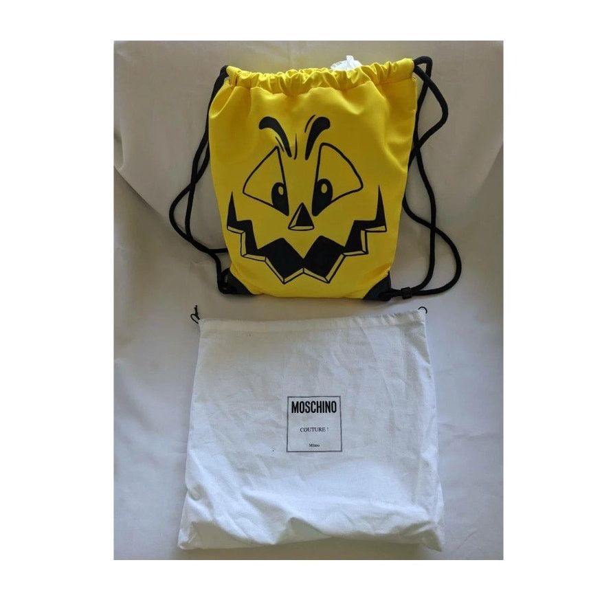 Moschino SS20 Moschino Couture Jeremy Scott PUMPKIN FACE BACKPACK Size ONE SIZE - 4 Thumbnail