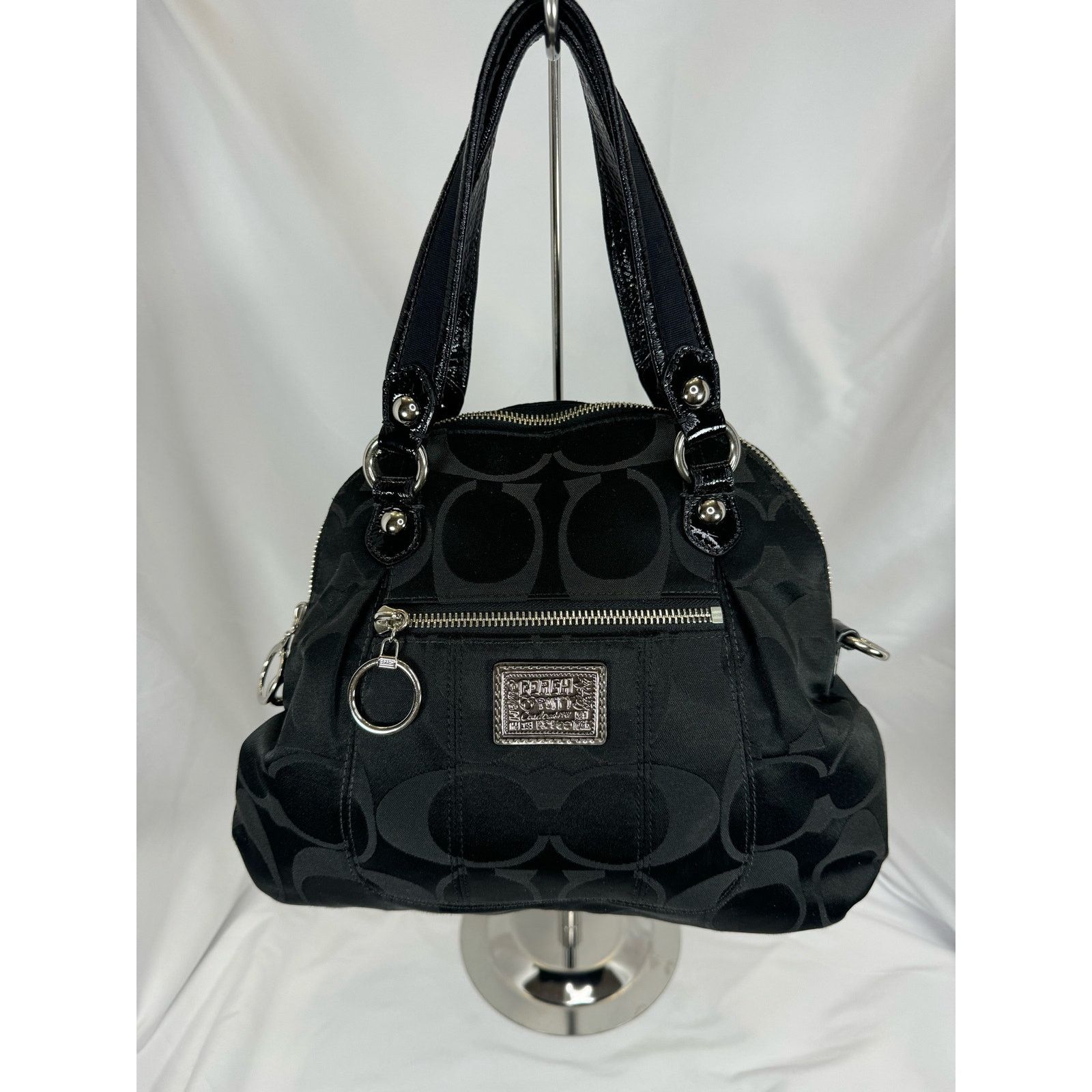 Coach Coach Poppy Black Monogram 2011 Size ONE SIZE - 2 Thumbnail