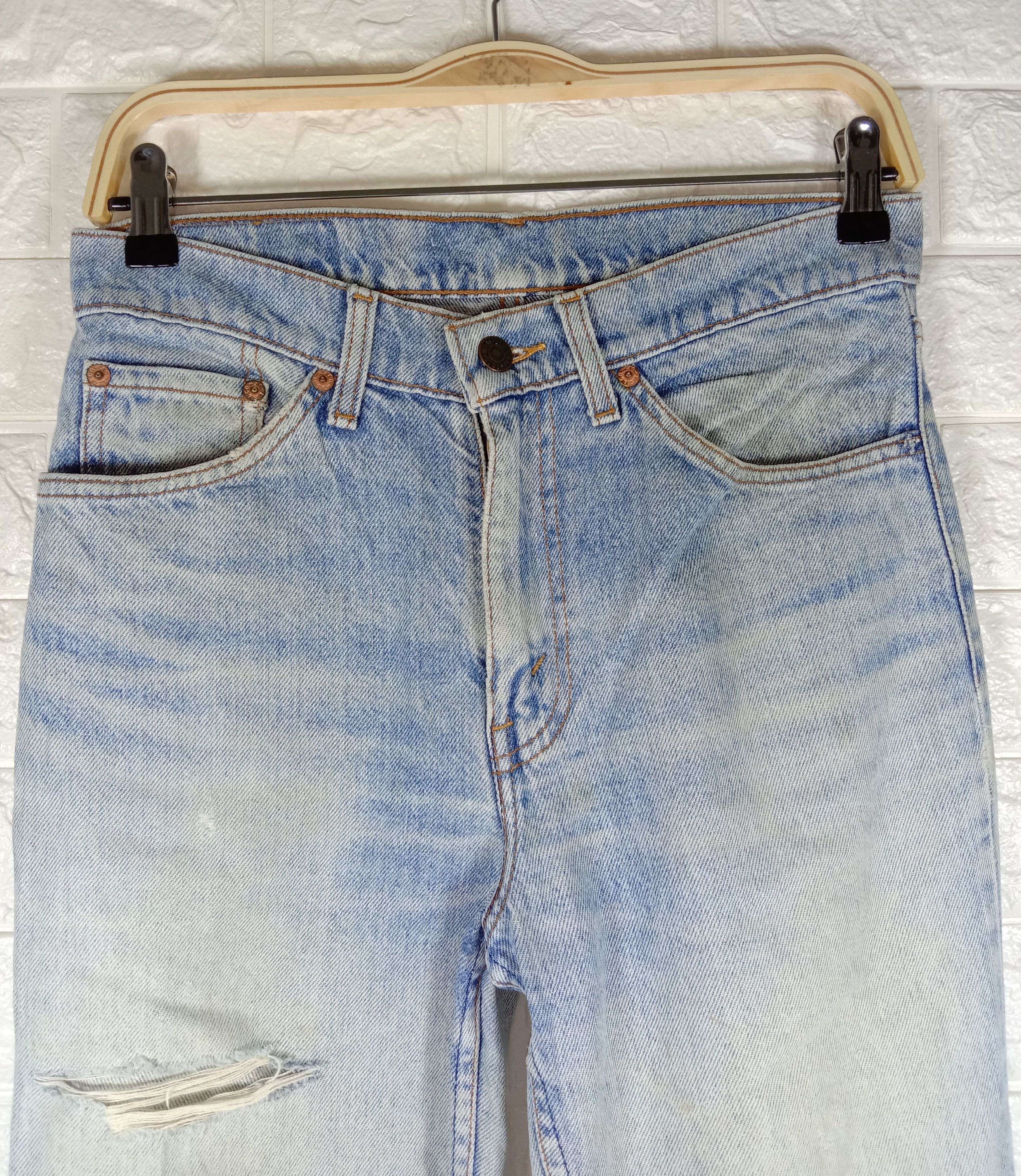 Levi's Vintage Levi's 505 Jeans Rusty Wash Distressed Denim Size US 29 - 2 Thumbnail