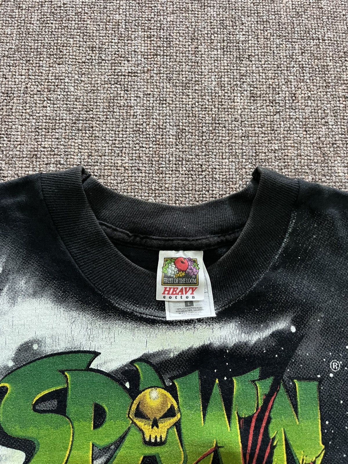 Vintage Vtg RARE 1997 Spawn T-shirt McFarlane OVP Size US L / EU 52-54 / 3 - 7 Thumbnail