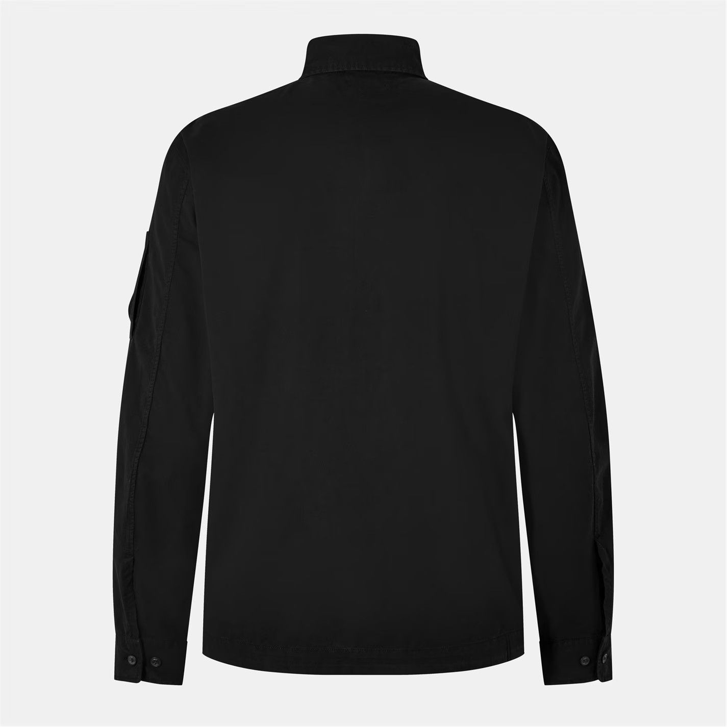 C.P. Company o1g2r1mq0426 Gabard Overshirt in Black Size US M / EU 48-50 / 2 - 2 Thumbnail