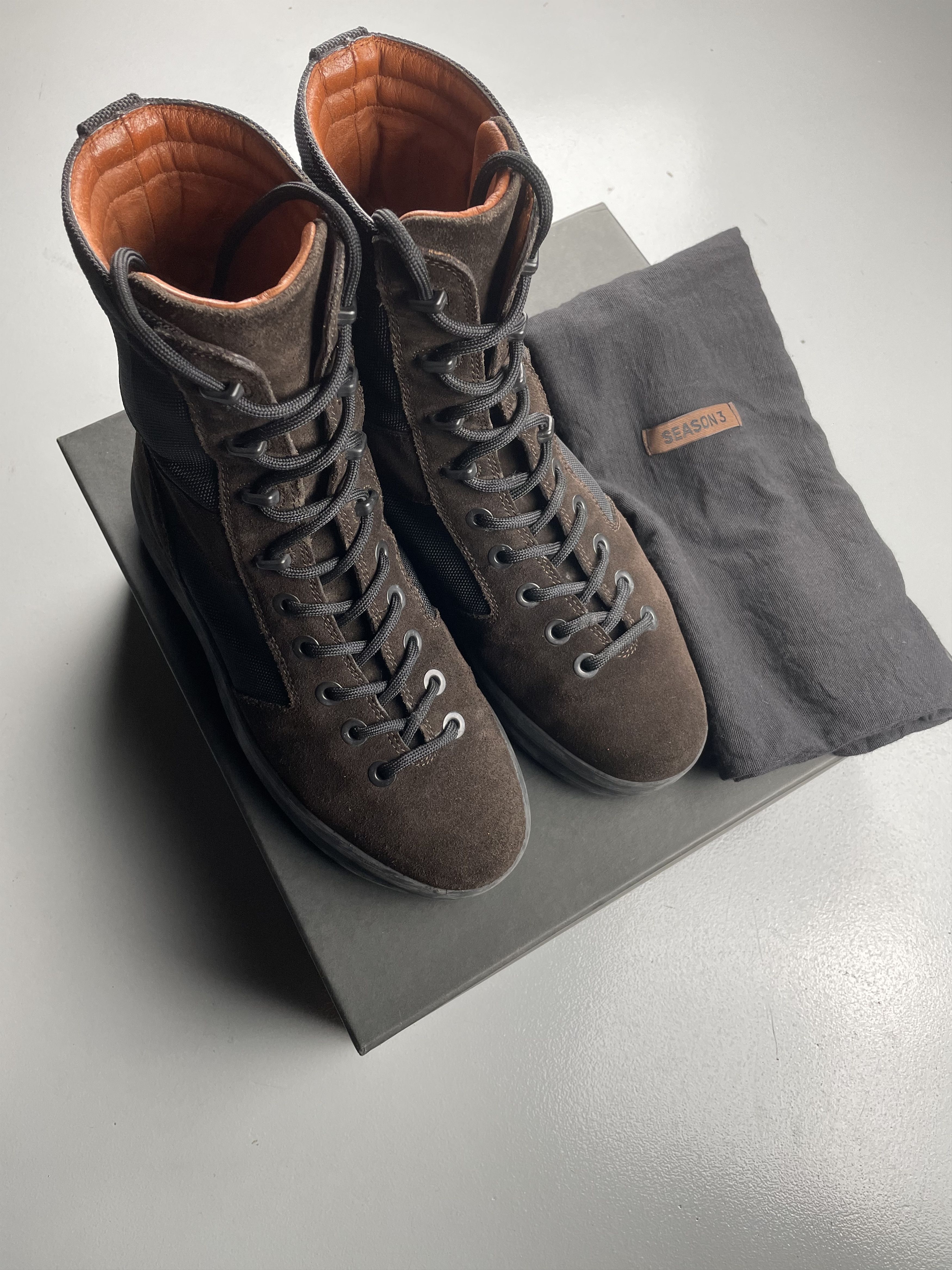 Yeezy YEEZY Season 3 Onyx Shade Military Boots - size 42 Size US 9 / EU 42 - 1 Thumbnail