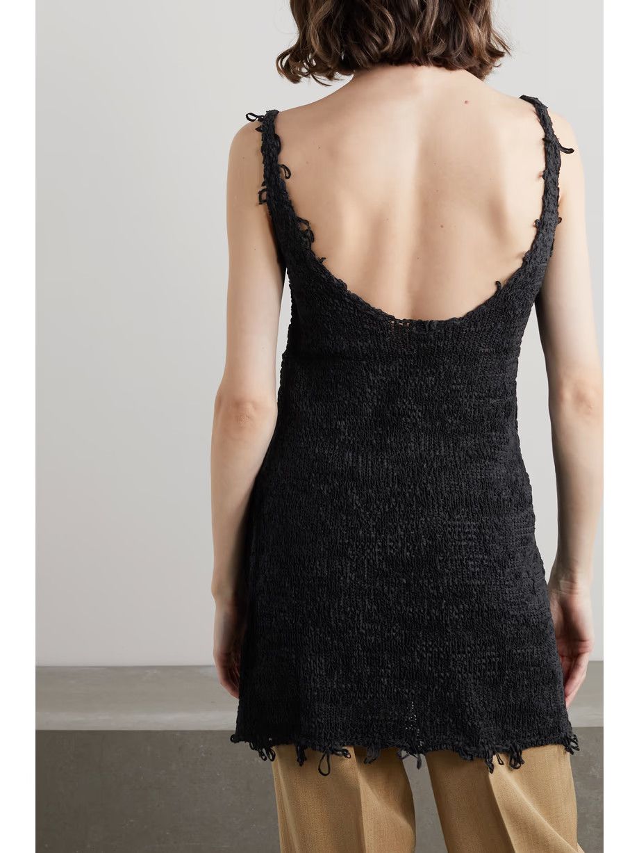 Jil Sander o1mt1gz0824 Dress in Black Size L / US 10 / IT 46 - 3 Thumbnail