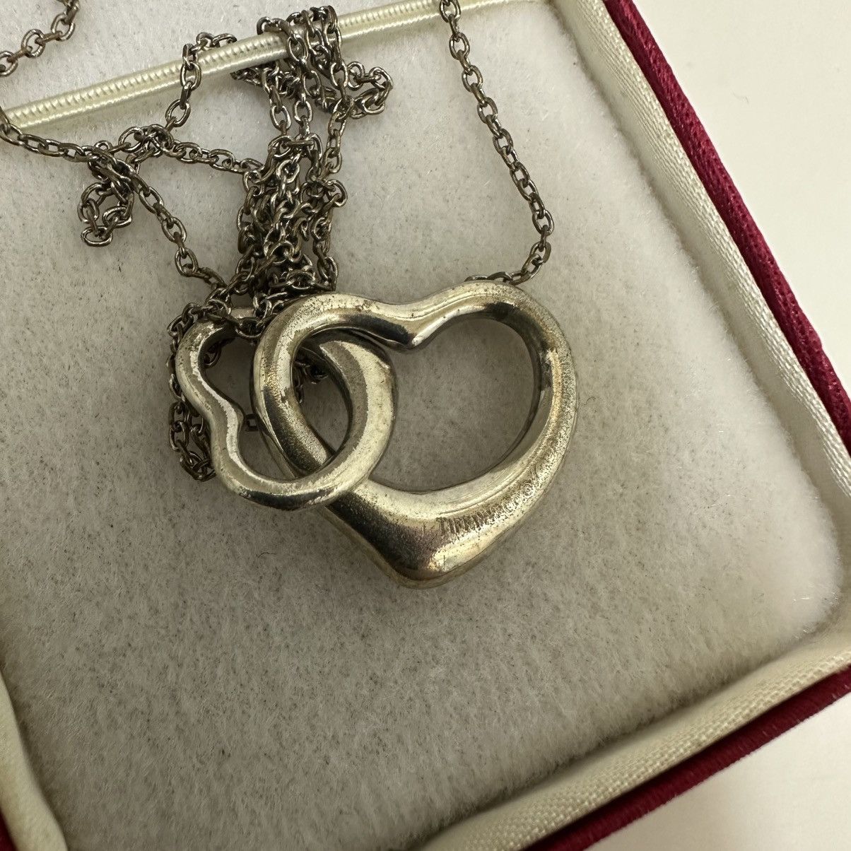 Tiffany & Co. Tiffany & Co. Elsa Peretti Double Open Heart Necklace Size ONE SIZE - 3 Thumbnail