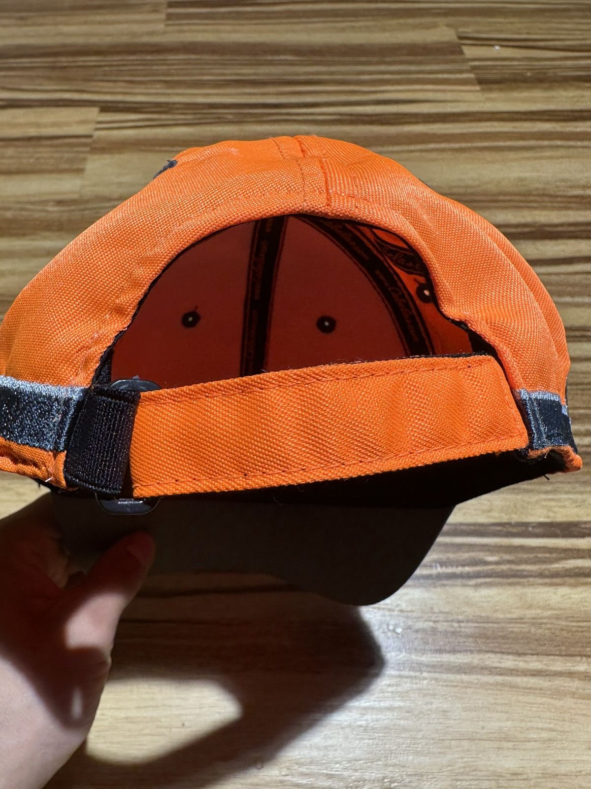 Cabelas Vint Cabela's Vibrant Orange Cap with Silver & Black Accents Size ONE SIZE - 9 Thumbnail