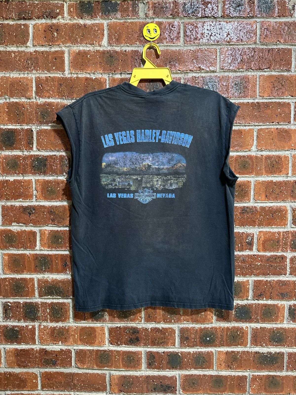 Harley Davidson Thrashed Vintage Harley Davidson Sun Faded Tee Size US L / EU 52-54 / 3 - 10 Thumbnail