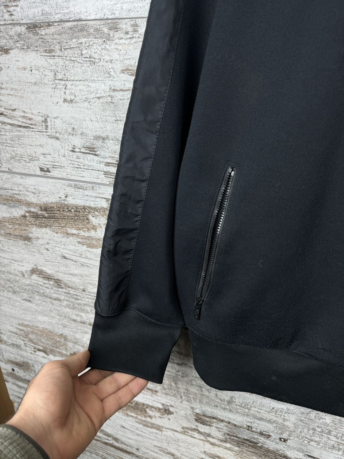 Nike Mens Vintage Nike track jacket swoosh black drill Olympic Size US L / EU 52-54 / 3 - 3 Thumbnail