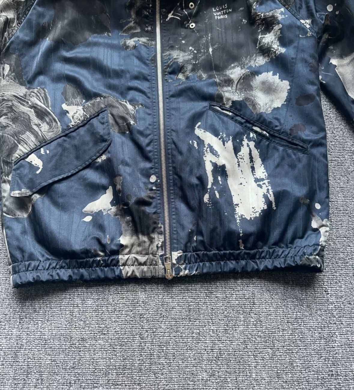Louis Vuitton LOUIS VUITTON Oil Ink Zipper Jacket Hoodie Size US M / EU 48-50 / 2 - 4 Thumbnail