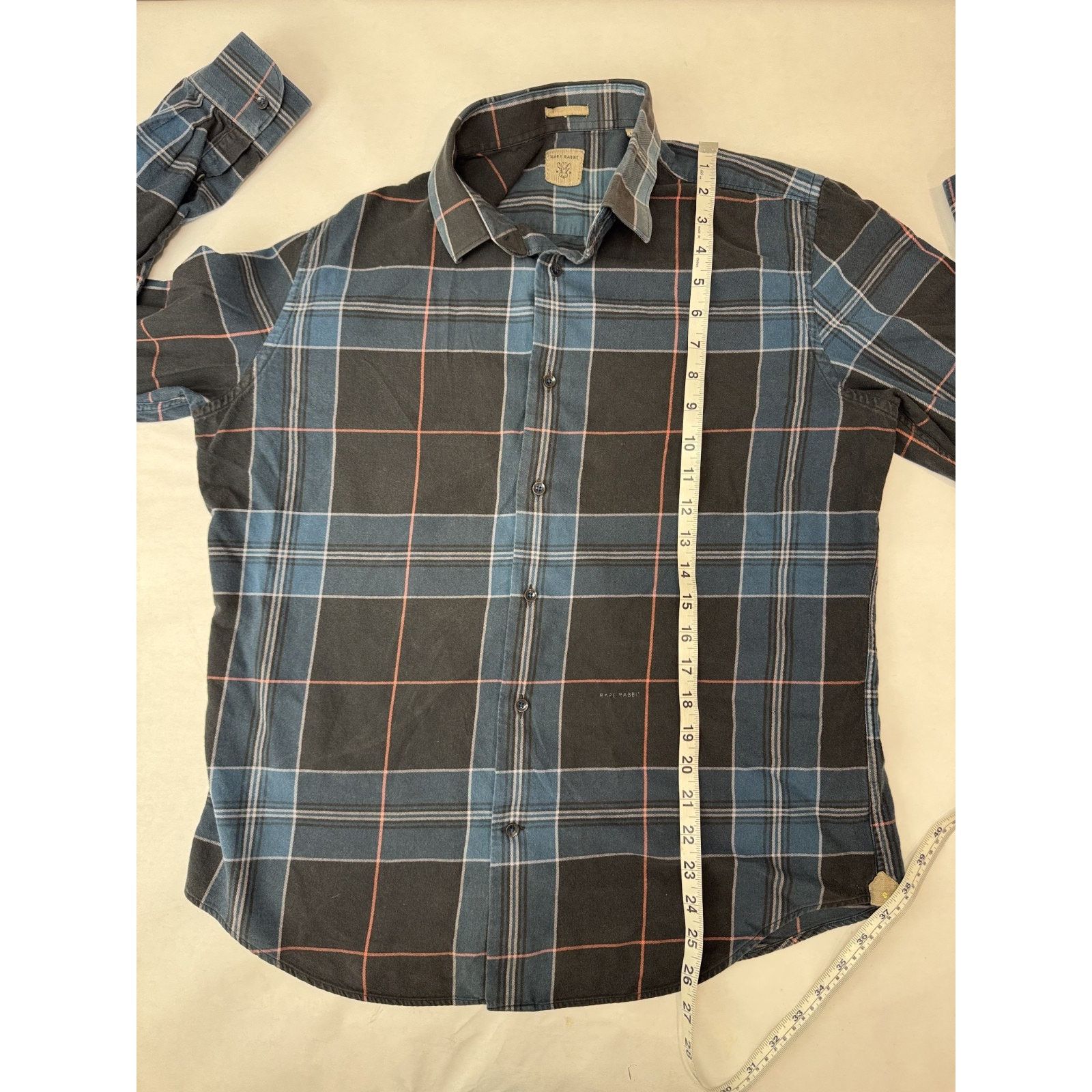 Other Rare Rabbit Men's Plaid Button Up Shirt Trantra Large Size US L / EU 52-54 / 3 - 3 Thumbnail