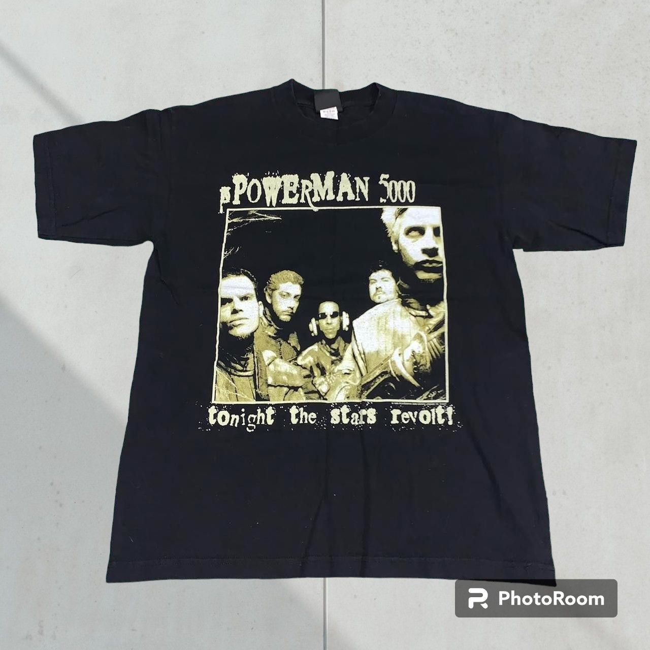 Powerman 5000 LIKE A GIANT F$&@ing sold ROBOT Vintage Rock Band Tee