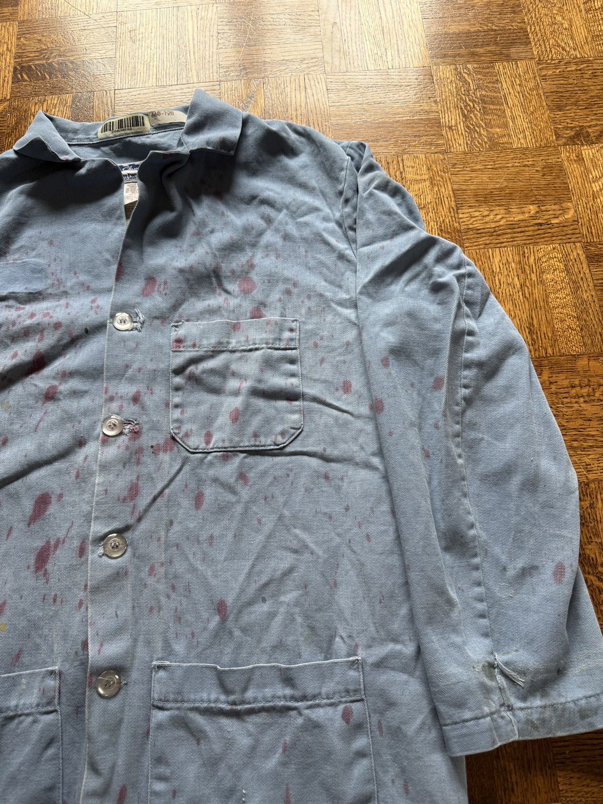 Vintage Vintage 90s Distressed Work Shop Coat Jacket Size US M / EU 48-50 / 2 - 6 Thumbnail