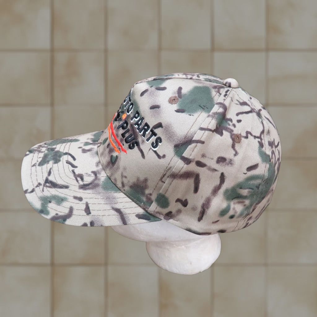 Vintage Locke Auto Parts Plus Store Camo Deer Hunting VTG Adjustable Hat Size ONE SIZE - 1 Thumbnail