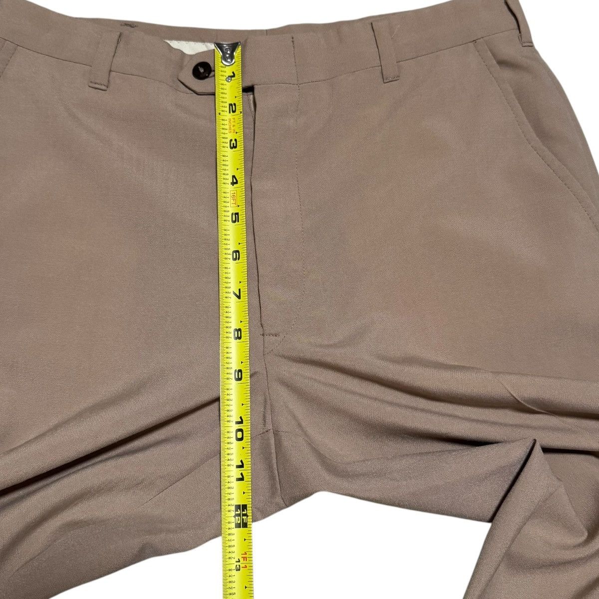 Vintage Vintage 60s 70s Talon Zipper Pleated Khaki/Tan Pants Size US 29 - 6 Thumbnail