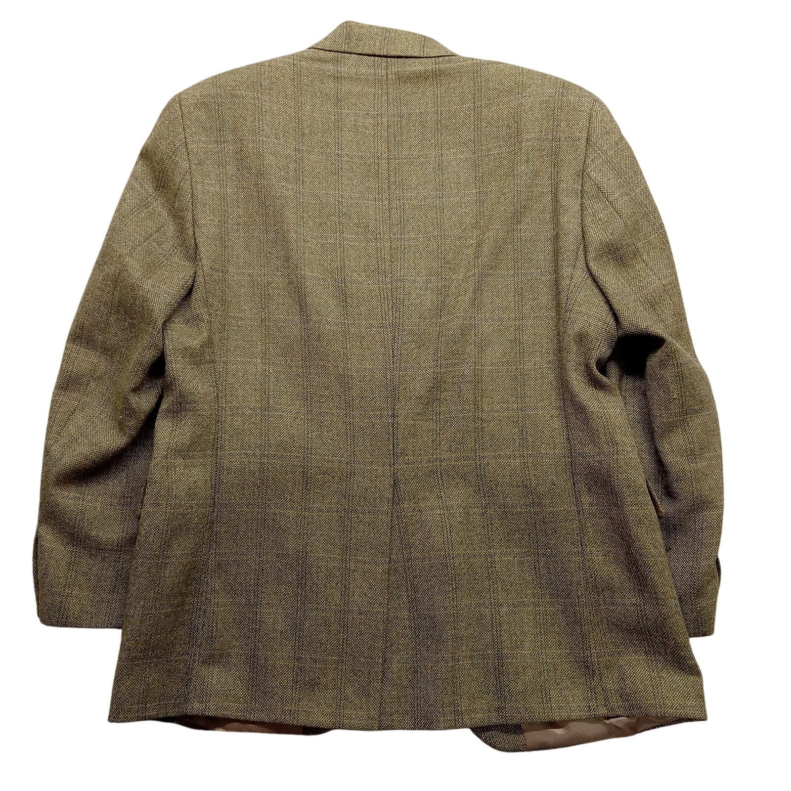 Chaps Ralph Lauren Chaps Ralph Lauren Suit Jacket M Mens Brown 2 Button Wool Size 38R - 3 Thumbnail