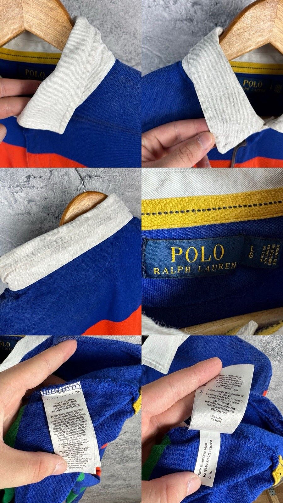 Polo Ralph Lauren Polo Ralph Lauren Rugby Shirt Men's Size L Long Sleeve Size US L / EU 52-54 / 3 - 24 Thumbnail