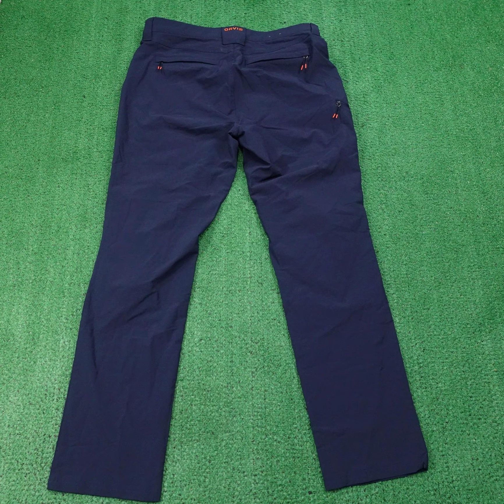 Orvis Orvis Pants Mens 34x32 Blue Cargo Microfiber Nylon Spandex Stretch Pockets Outdoor/Travel Size US 34 / EU 50 - 4 Thumbnail