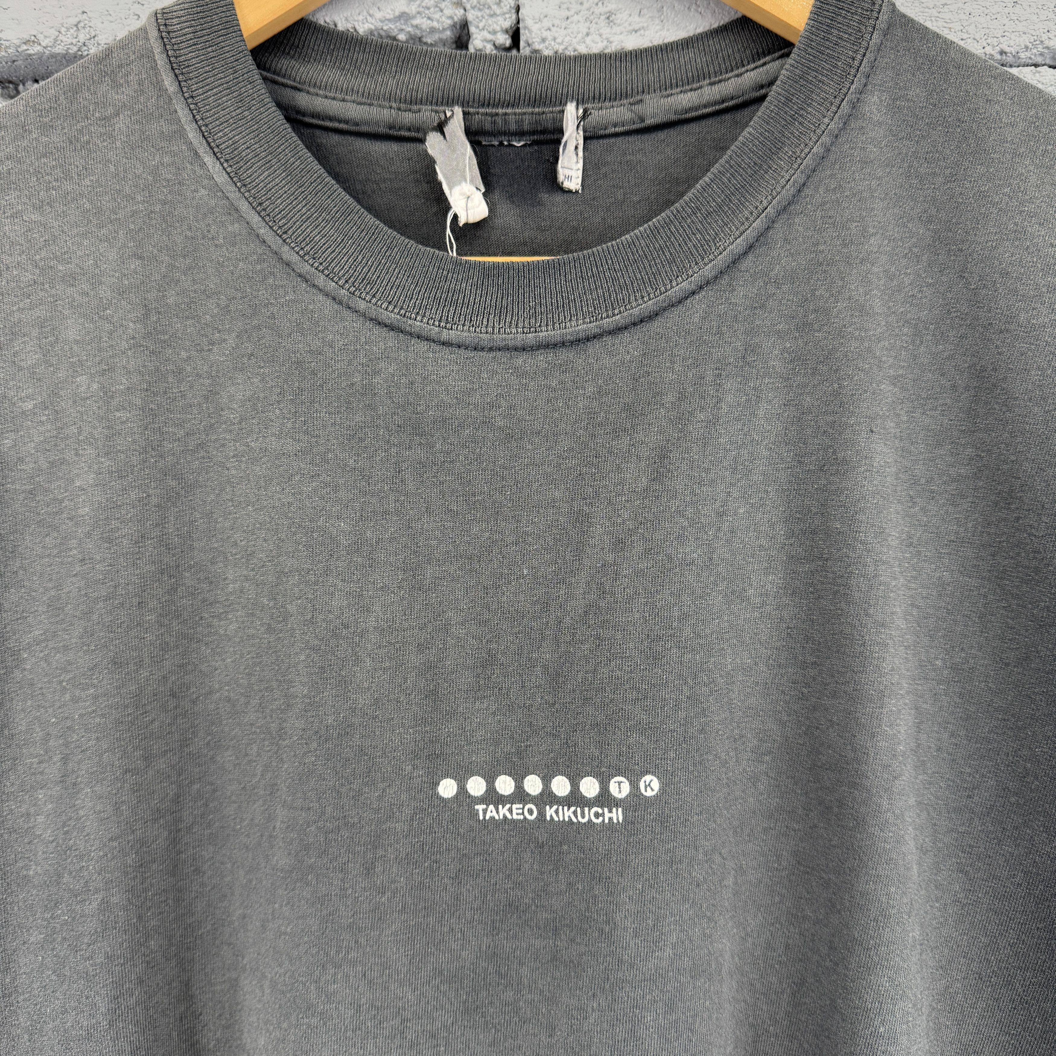 Takeo Kikuchi Vintage Sunfaded Takeo Kikuchi Center Chest Logo Tshirt Size US M / EU 48-50 / 2 - 3 Thumbnail