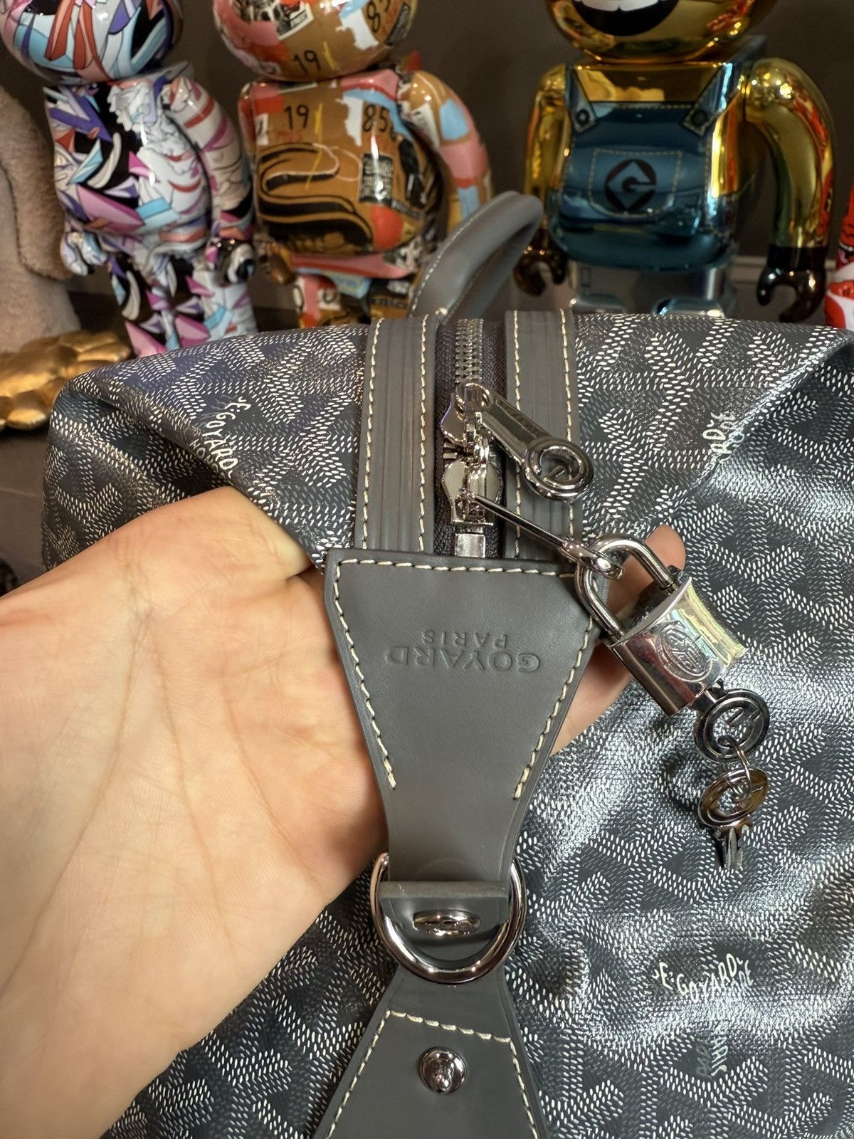 Goyard Gray goyard boeing 45 duffle bag grey Size ONE SIZE - 6 Thumbnail