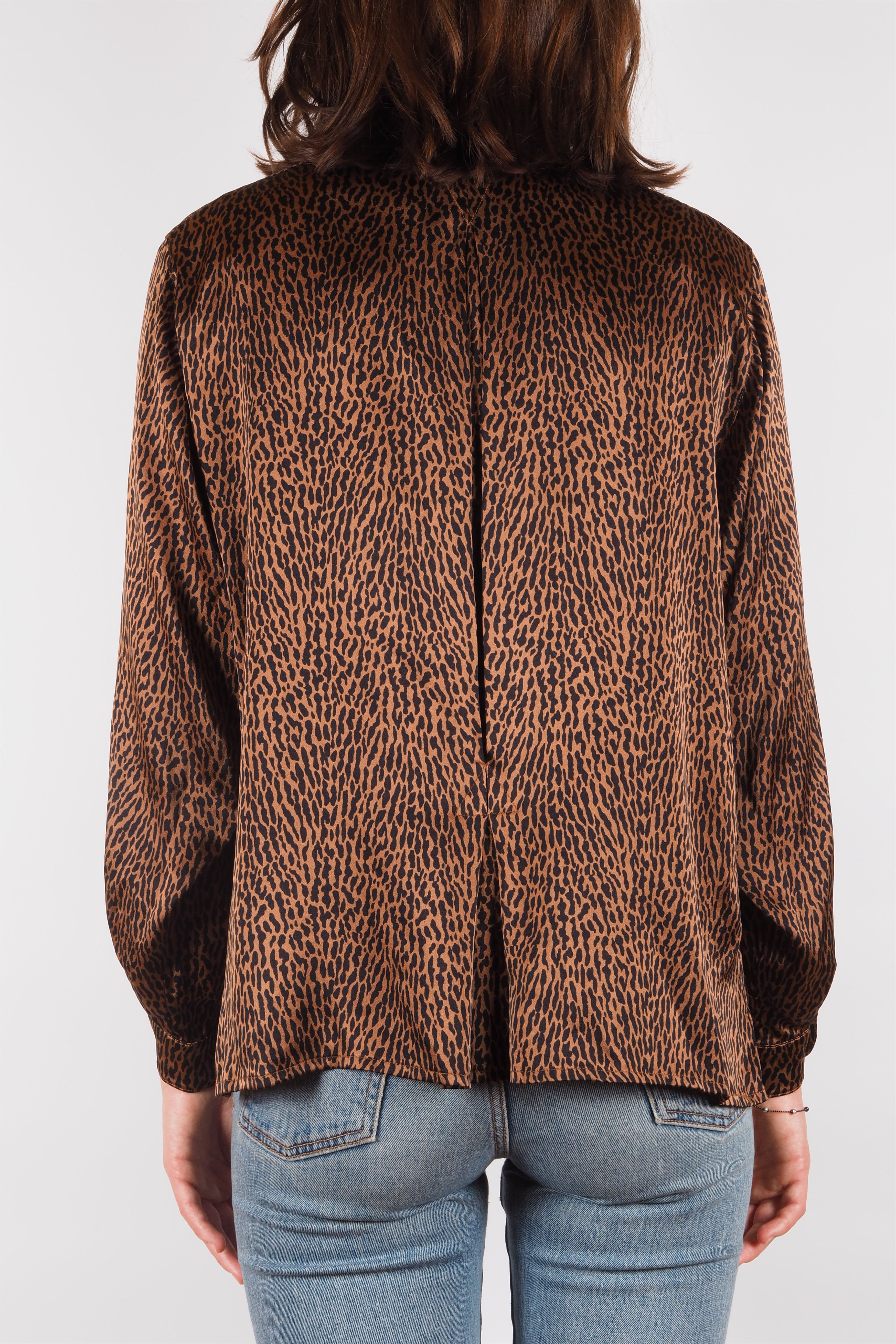 Escada Escada Vintage Silk Leopard Print Button-Up Blouse Size XL / US 12-14 / IT 48-50 - 3 Thumbnail