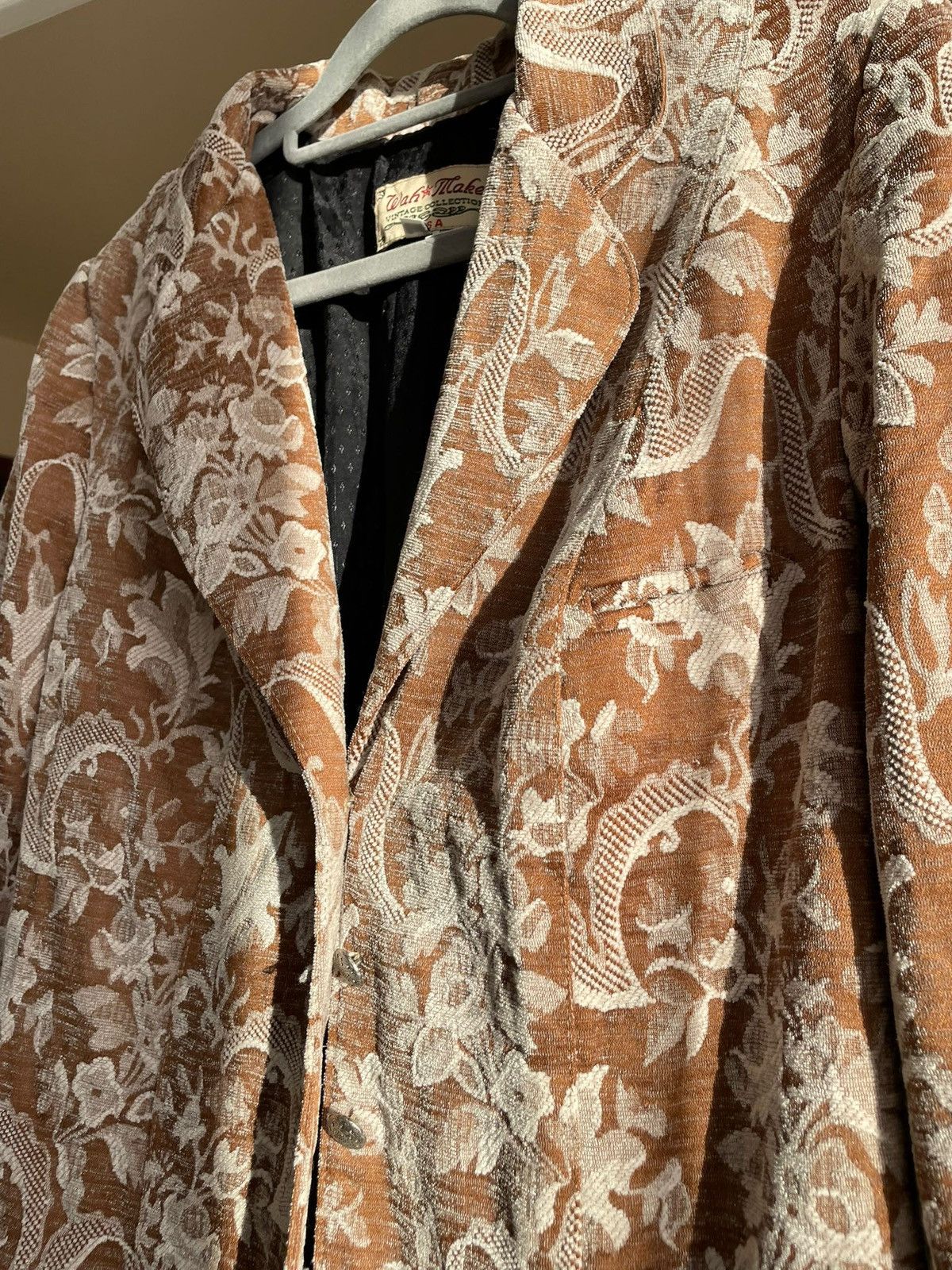 Vintage Vintage Wah Maker made in USA coat floral avantgarde Size M / US 6-8 / IT 42-44 - 4 Thumbnail