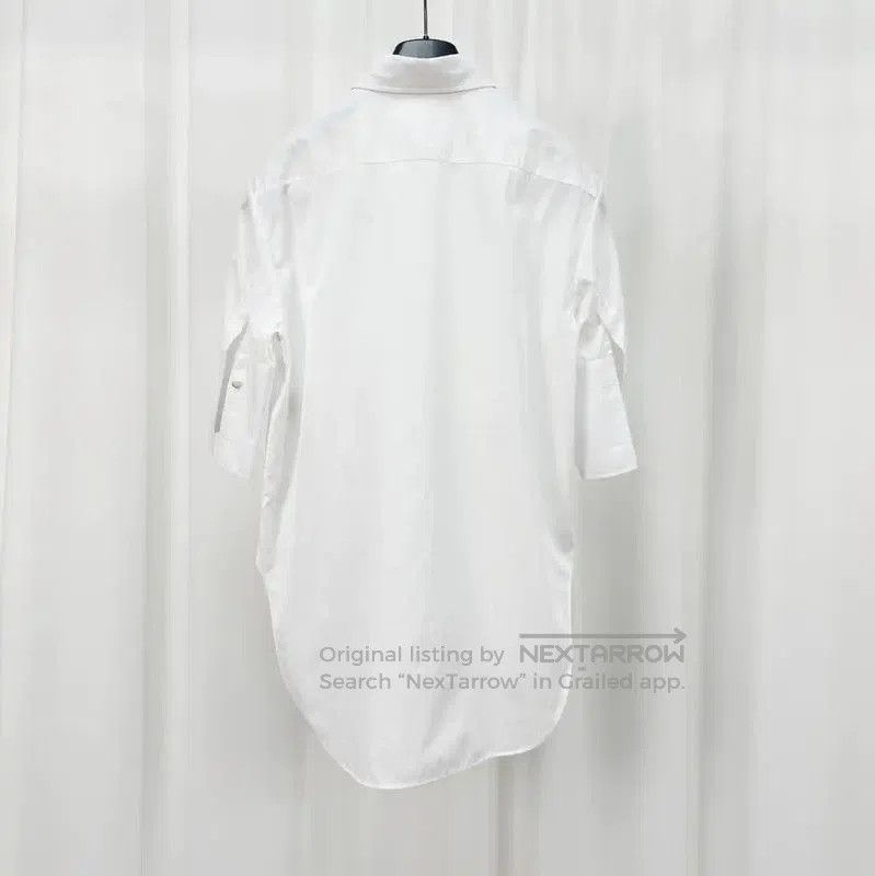 Dior Dior White Cotton Logo Embroidered Short Sleeve Shirt . Size XS / US 0-2 / IT 36-38 - 2 Thumbnail
