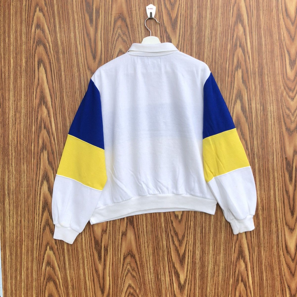 Vintage Vintage 90s Triples Polo Sweatshirt Stripe Pullover Size US XL / EU 56 / 4 - 7 Thumbnail