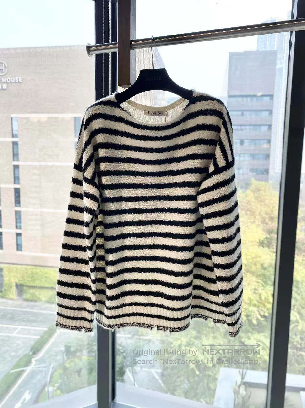 Dior Dior Black and white logo sweater| Size XXS / US 00 / IT 34 - 2 Thumbnail