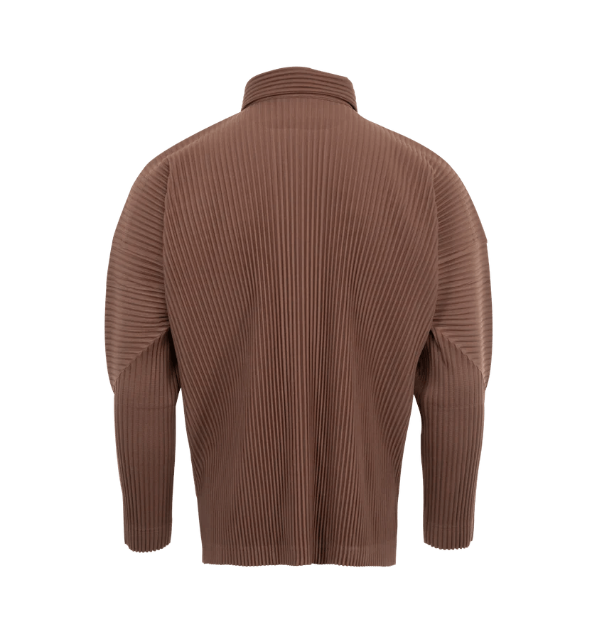 Issey Miyake o1h1sh10525 Shirt in Brown Size US M / EU 48-50 / 2 - 2 Thumbnail