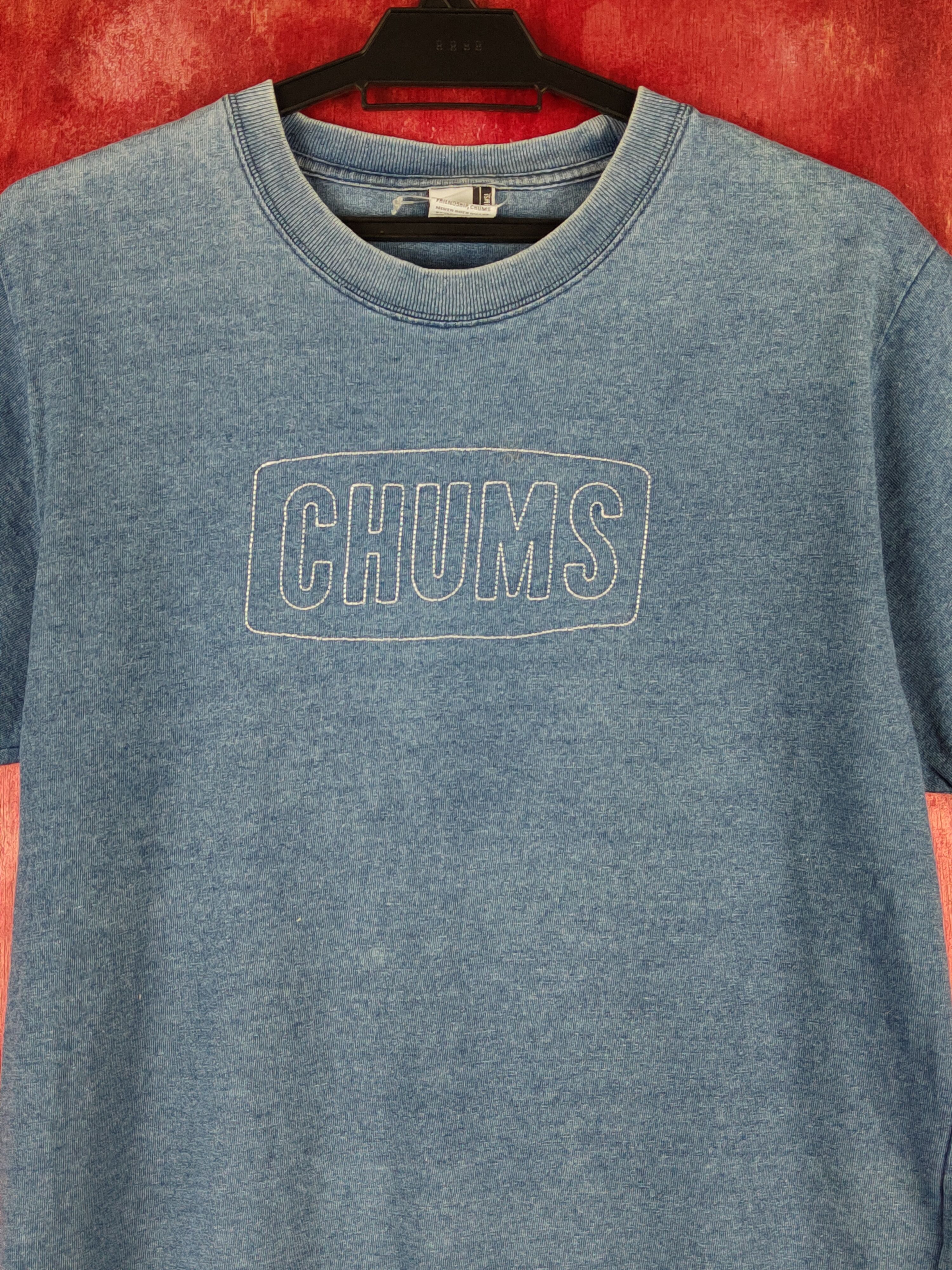 Chums Chums Blue Short Sleeve T-shirts #S2235 Size US M / EU 48-50 / 2 - 2 Thumbnail