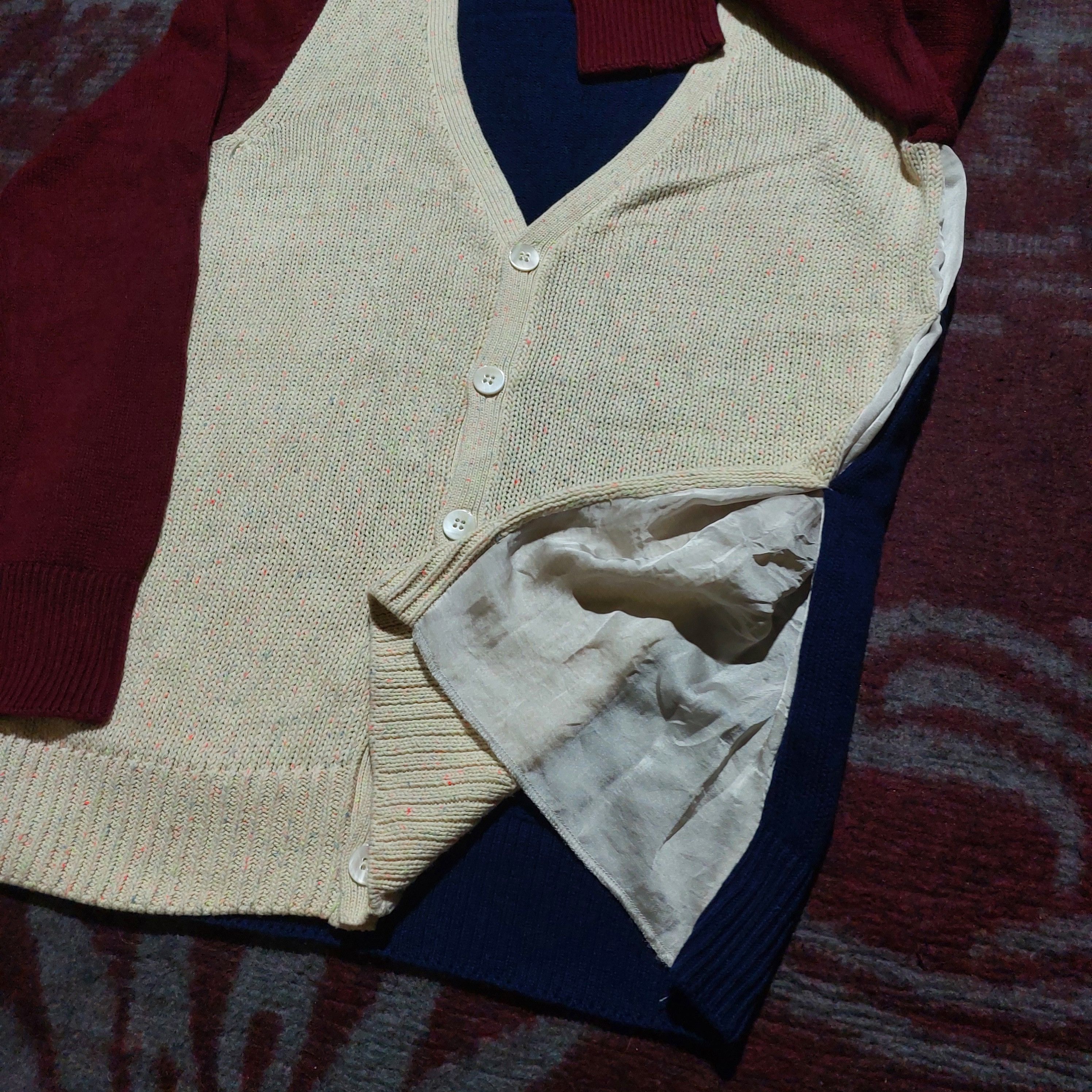 Issey Miyake SunaoKuwahara issey miyake color block cardigan Size US M / EU 48-50 / 2 - 7 Thumbnail