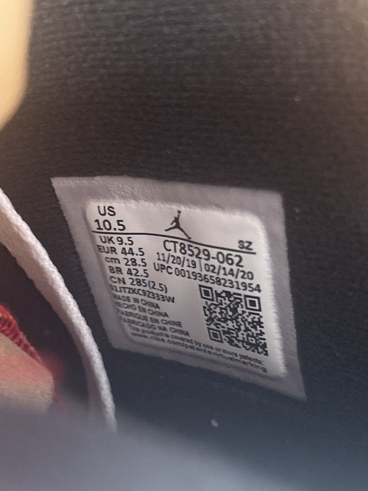 Jordan Brand AIR JORDAN 6 RETRO Size US 10.5 / EU 43-44 - 6 Thumbnail