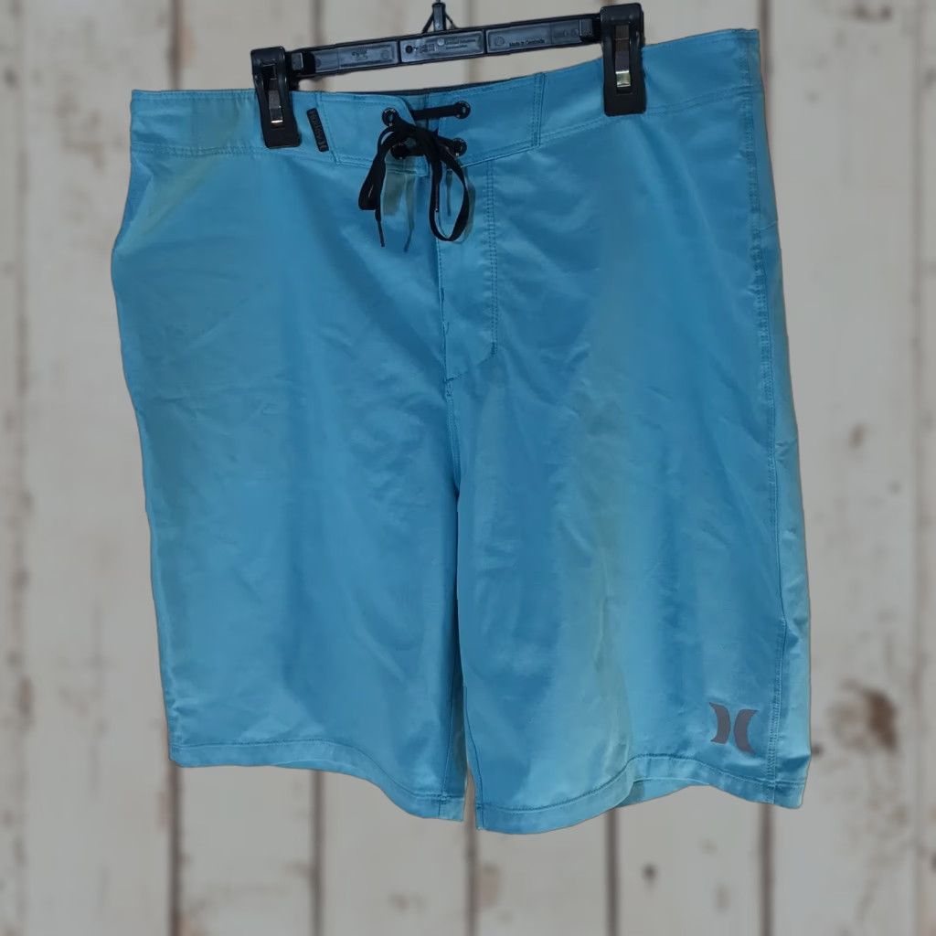 Hurley Hurley Phantom Men's 9in Board Shorts Blue Size 31 Swimwear Surf Beach Logo Size US 31 - 1 Thumbnail
