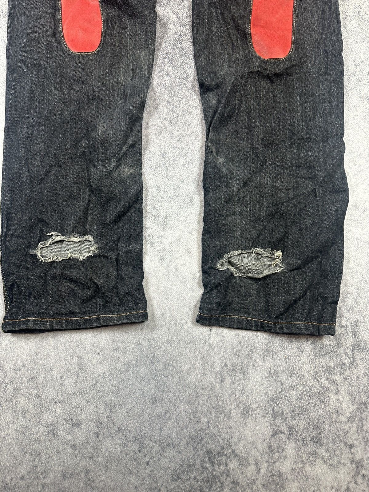 Vintage Y2K vintage Logo Evisu Style jeans denim Streetwear Usa 30 Size US 31 - 3 Thumbnail