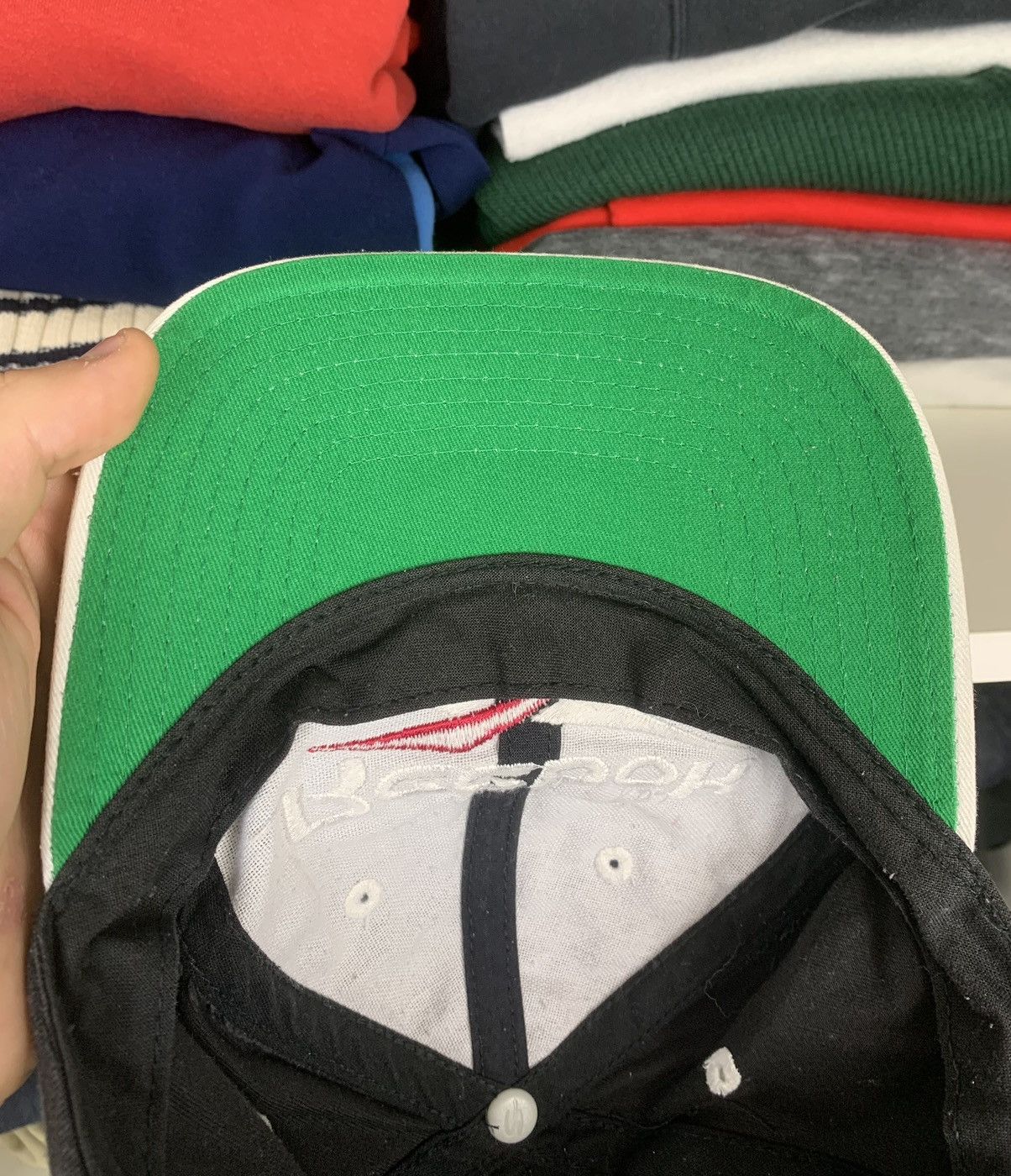 Reebok × Vintage Vintage Reebok Big Logo Hat Cap Size ONE SIZE - 20 Thumbnail