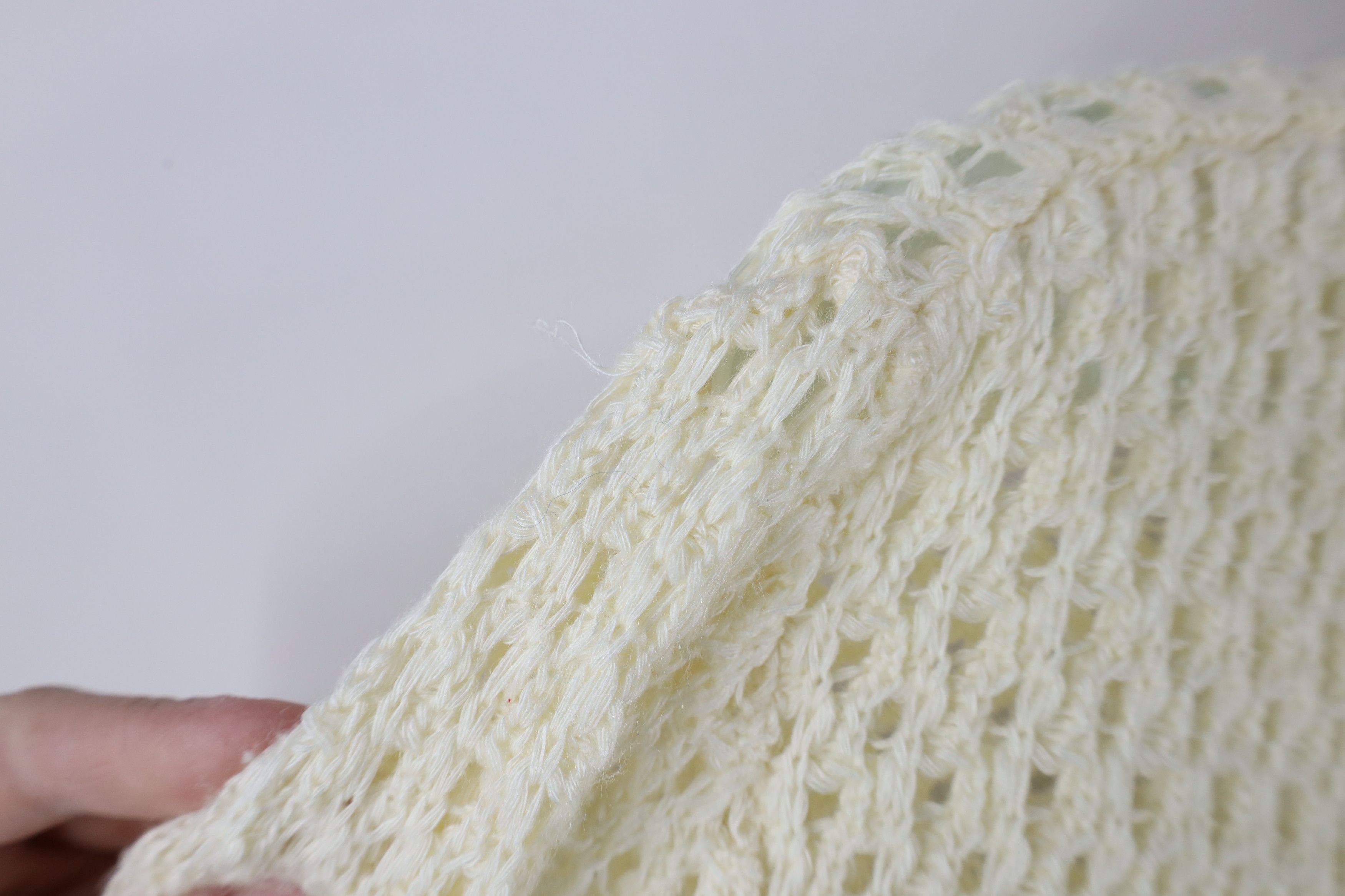 Vintage Vintage 60s 70s Rockabilly Crochet Knit Cardigan Sweater Size S / US 4 / IT 40 - 8 Thumbnail