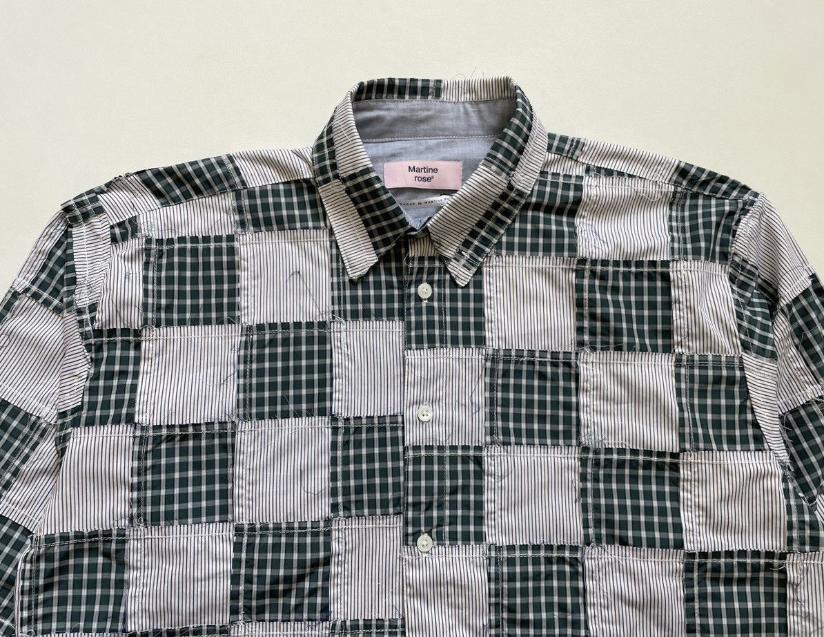 Martine Rose S/S 20 Raw Edge Patchwork Shirt Size US M / EU 48-50 / 2 - 4 Thumbnail