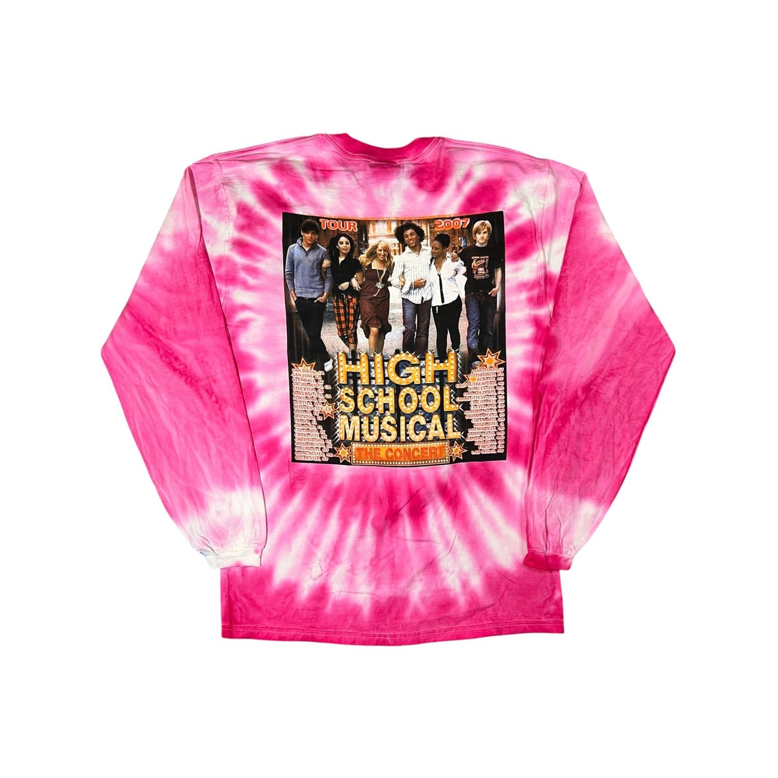 Band Tees × Jerzees × Vintage Vintage High School Musical Concert tie dye longsleeve shirt Size US M / EU 48-50 / 2 - 6 Thumbnail