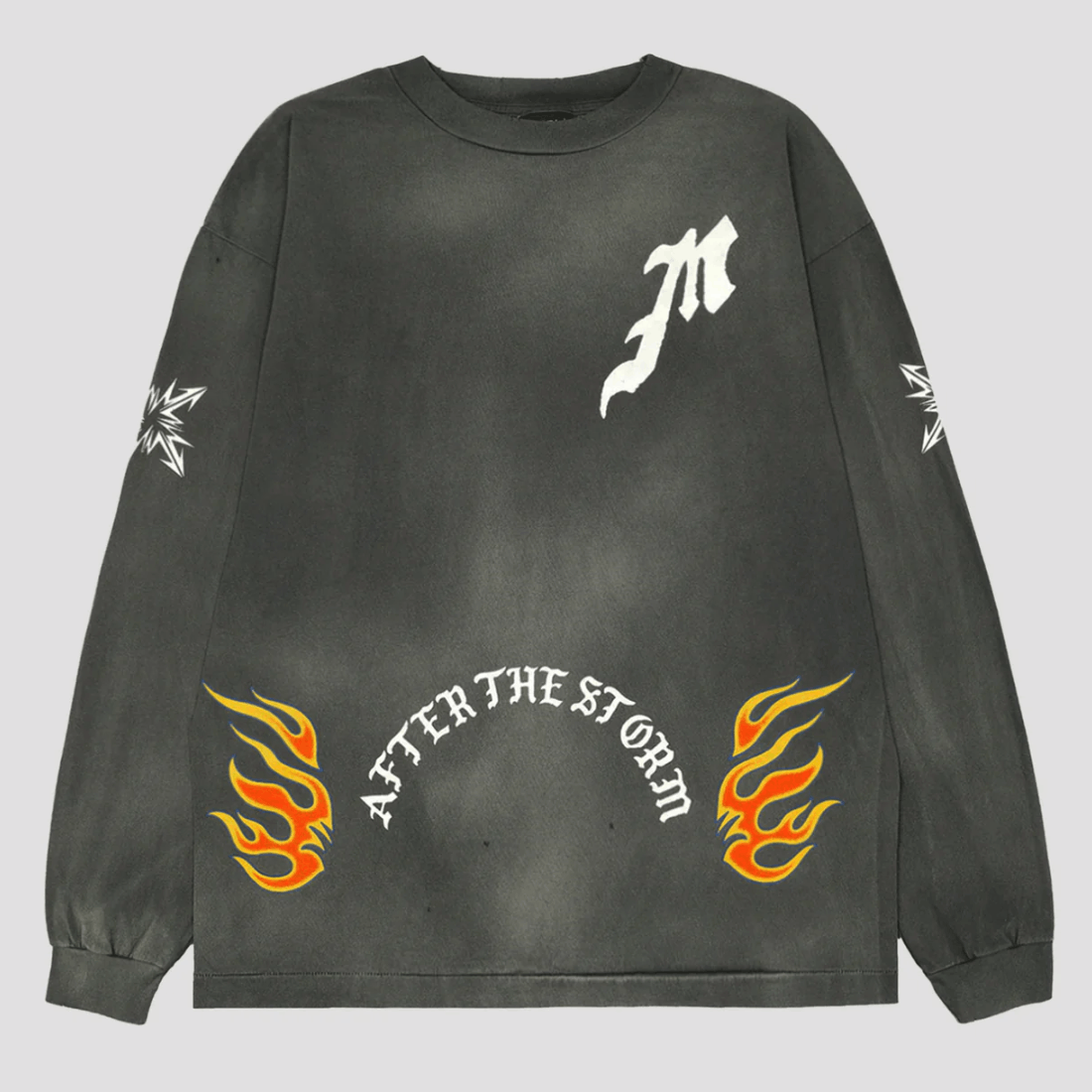 Saint Michael After The Storm Long Sleeve Tee Shirt Vintage Black | Grailed