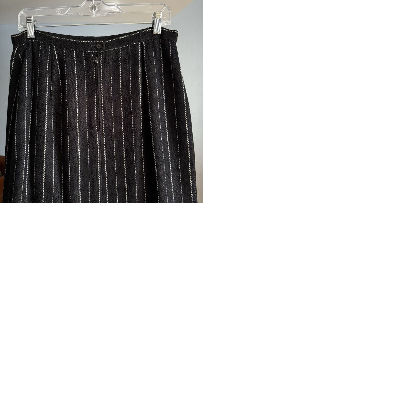 Vintage VINTAGE Lilli Ann Adolph Schuman Tweed Jacket Skirt Suit Black White Stripe L Size 36" / US 14 / IT 50 - 9 Thumbnail