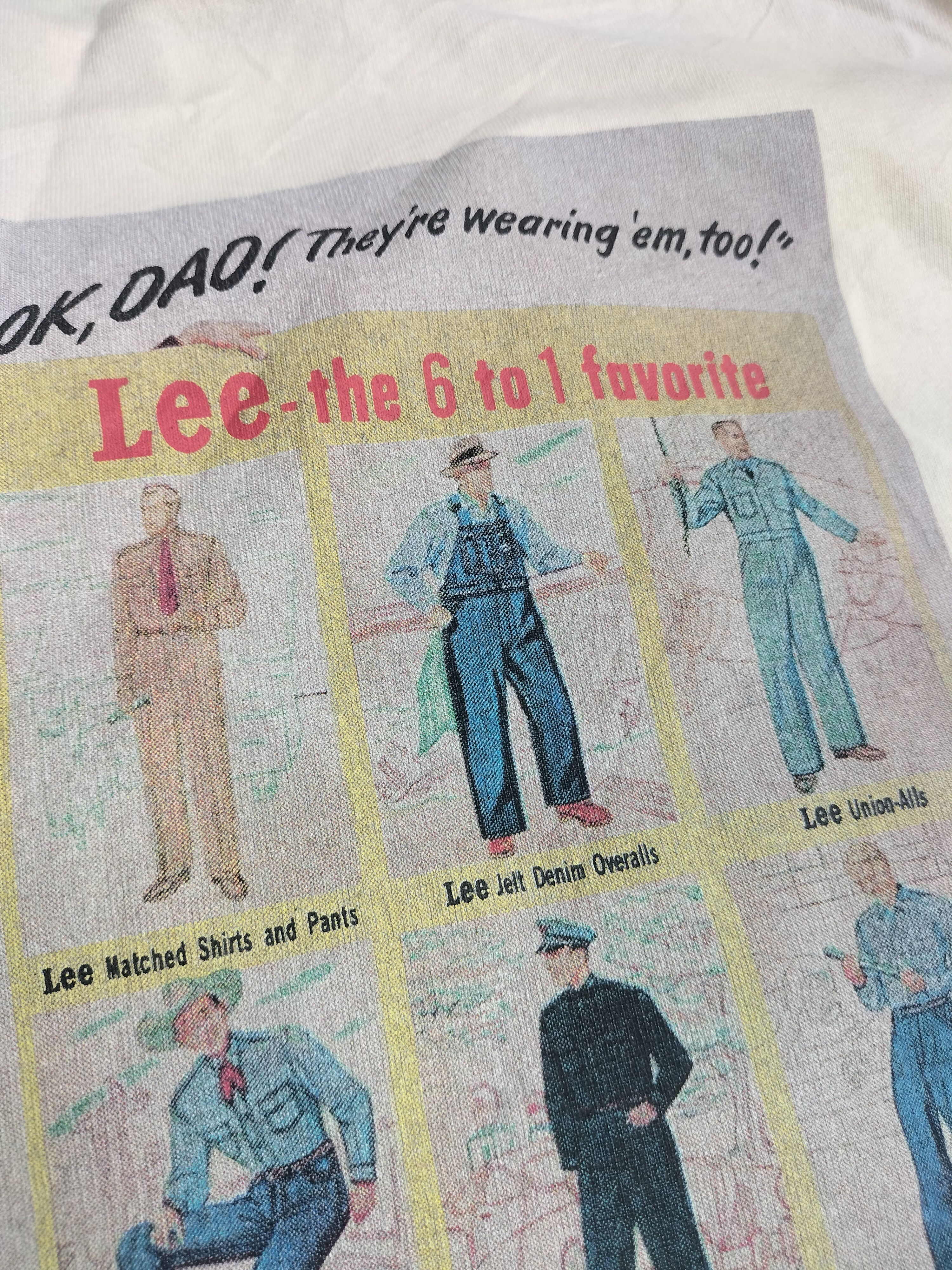 Lee × Vintage Vintage Lee Riders Workwear Anniversary Tshirts cowboy Size US L / EU 52-54 / 3 - 7 Thumbnail