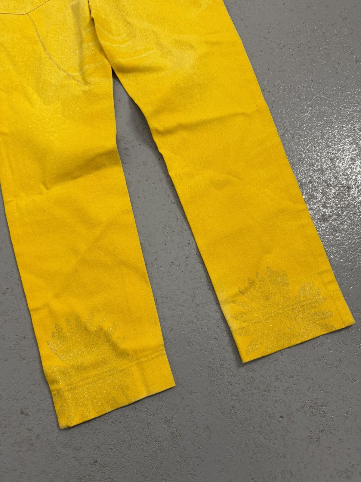 Just Cavalli Vintage Cavalli Jeans Sunflowers jeans Size 30" / US 8 / IT 44 - 13 Thumbnail