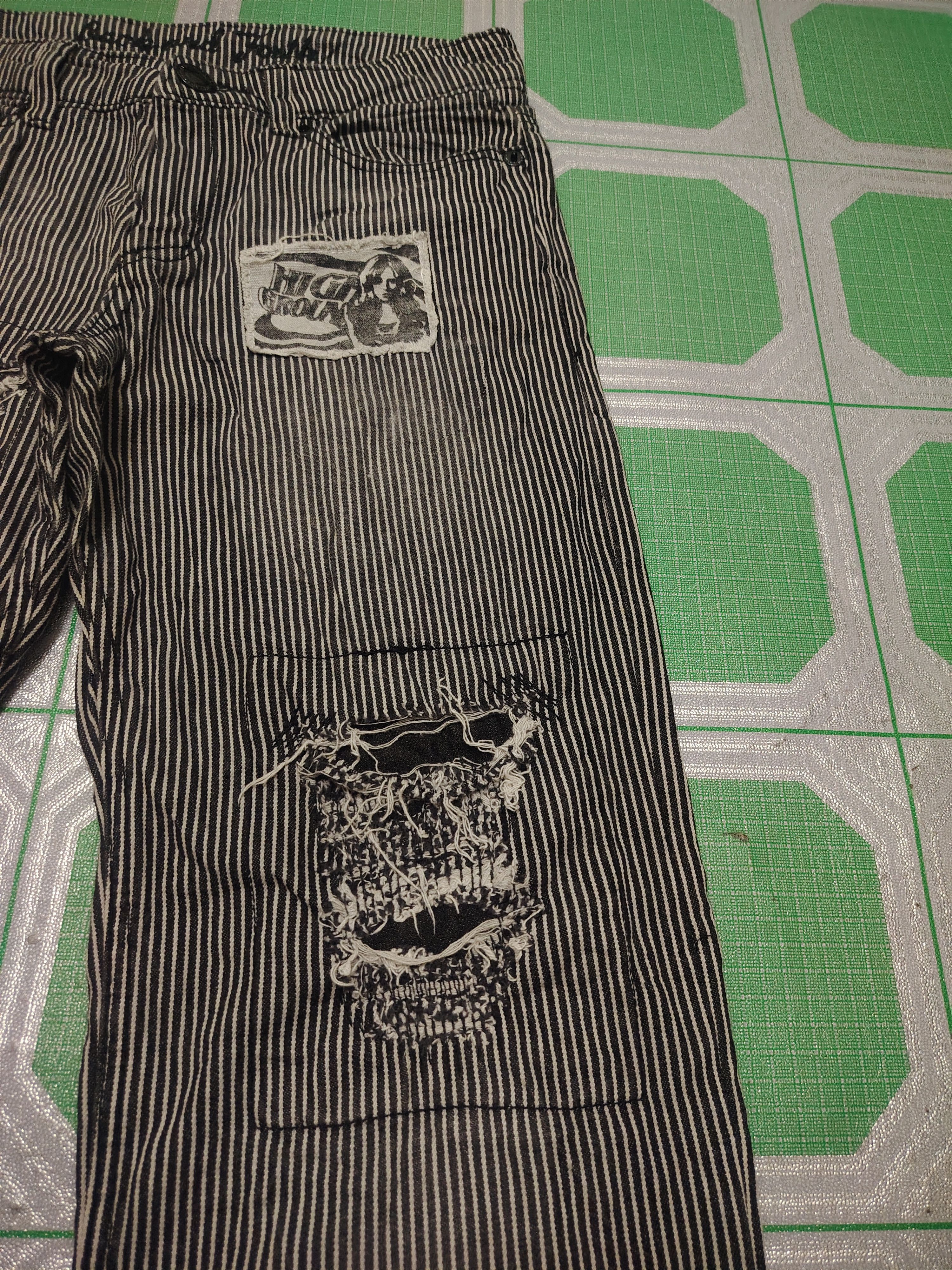 Who Decides War Japanese Back & Forth Hickory Pants Striped I6W9 Style Size US 30 / EU 46 - 6 Thumbnail