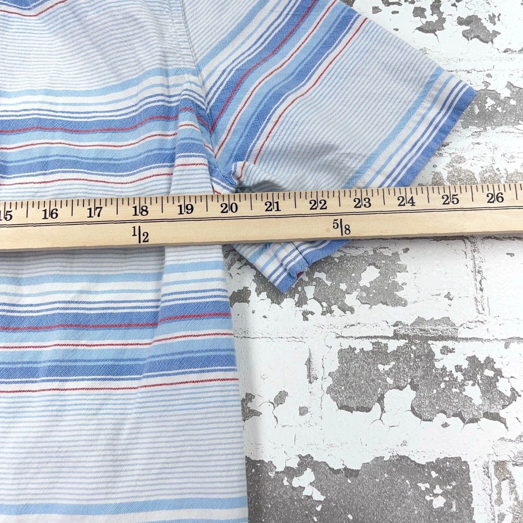 Vineyard Vines VINEYARD VINES Shirt Men Medium Blue Button Up Slim Fit Tucker Dress Camp A29* Size 40R - 7 Thumbnail