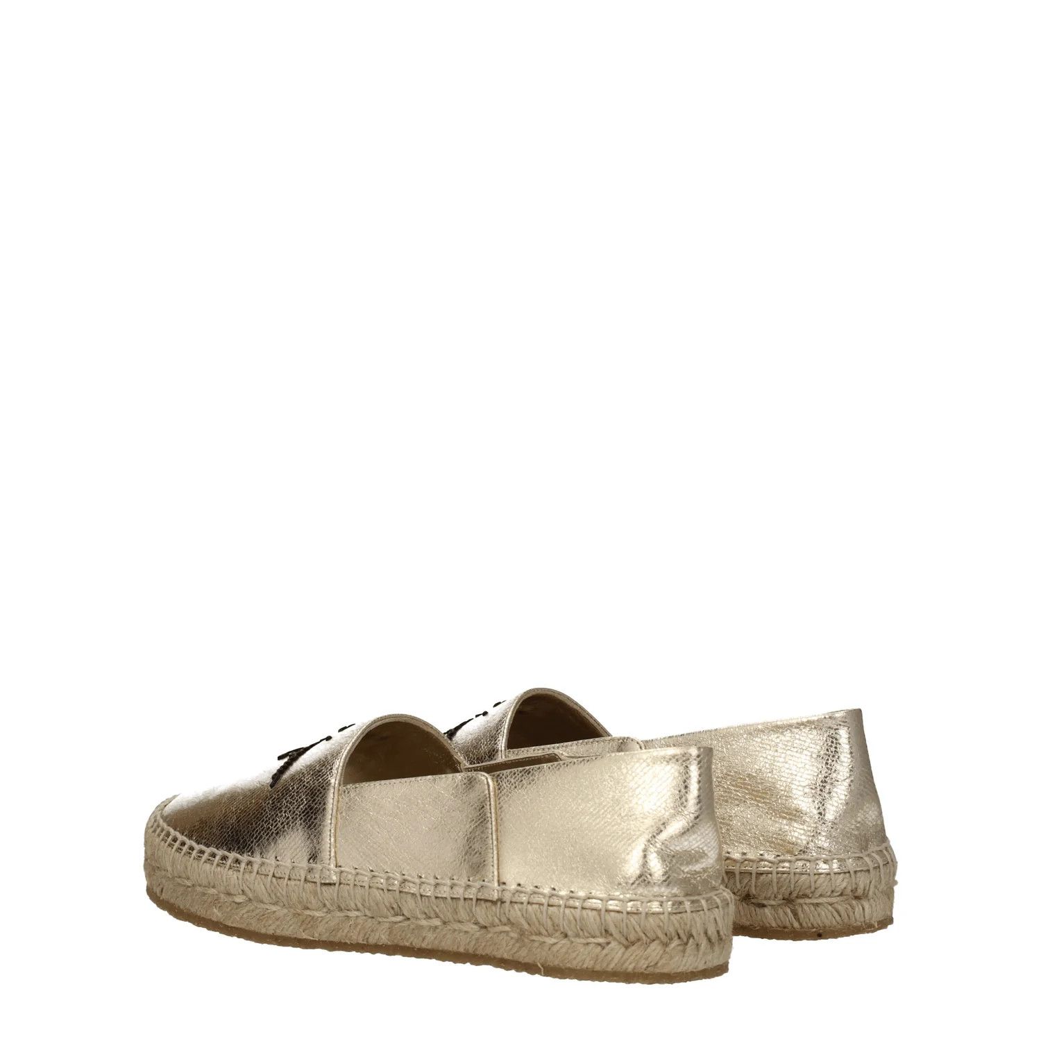Salvatore Ferragamo ob1o1e1224 Leather Espadrilles in Gold Size US 6.5 / IT 36.5 - 4 Thumbnail