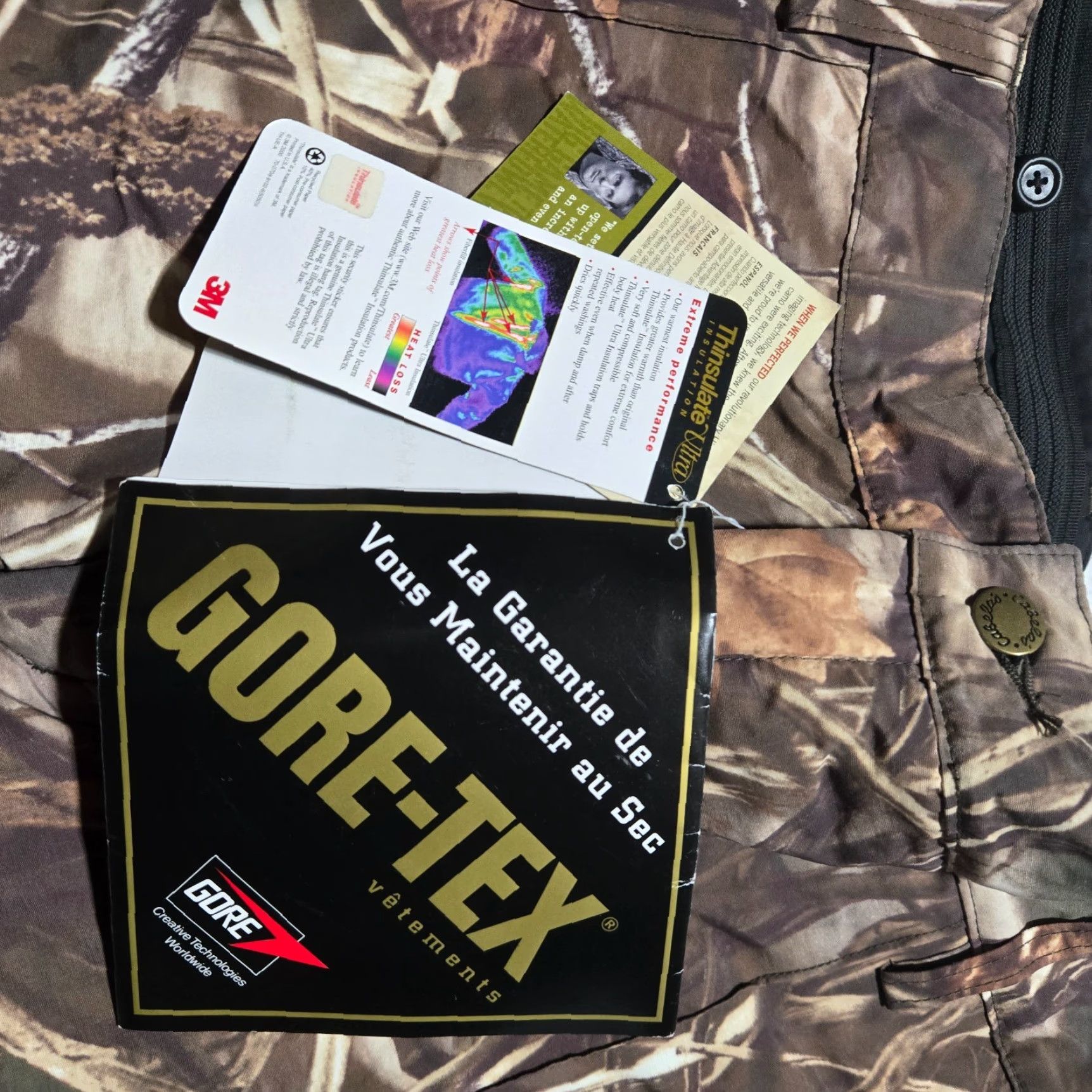 Vintage NEW Cabela's Pants Realtree Camo Gore Tex Thinsulate Lined Adult Men's 44 Tre Distance: 0 Size US 44 / EU 60 - 6 Thumbnail